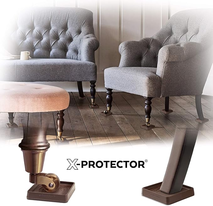 Furniture Cups X-PROTECTOR – 2" Caster Cups 4 PCS – Premium Furniture Coasters - Image 6