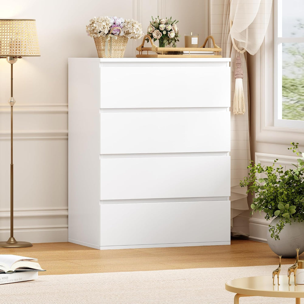 FOTOSOK White Dresser, Dresser for Bedroom, Small Dresser Chest of Drawers