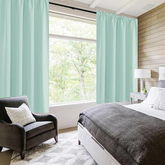 DWCN Blackout Curtains for Living Room Thermal Insulated, Energy Saving & Noise - Image 2
