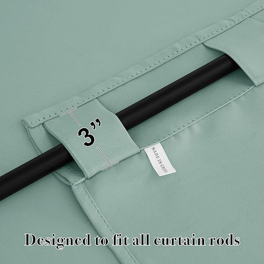 RYB HOME Blackout Curtains for Bathroom - Image 2