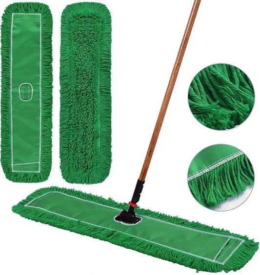 Matthew Cleaning 36'' Industrial Strength Cotton Dust Mop Refill Washable - Image 2