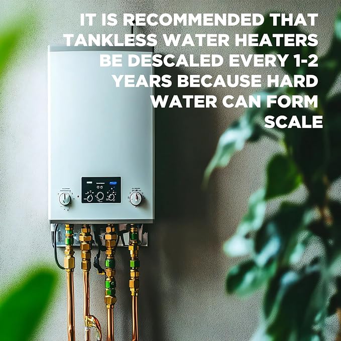 Tankless Water Heater Descaler, Highly Effective Descaler Restores Heating - Image 7