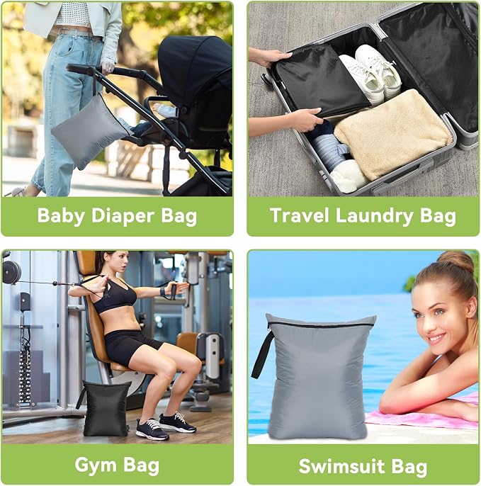 OTraki 2PCS Wet Bags 16x20 inch Medium Wet Dry Bag - Image 7