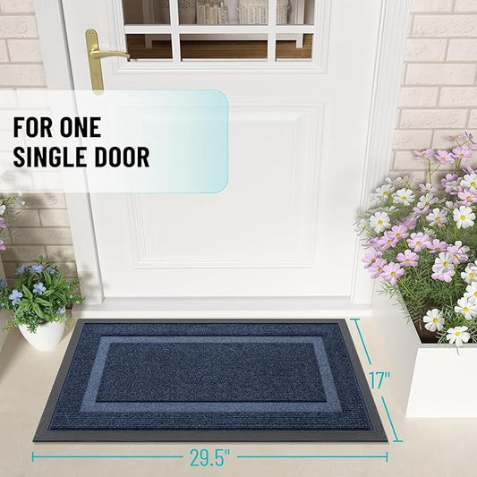 OLANLY Front Door Mat Indoor Outdoor Entrance, Waterproof All-Season, - Image 2