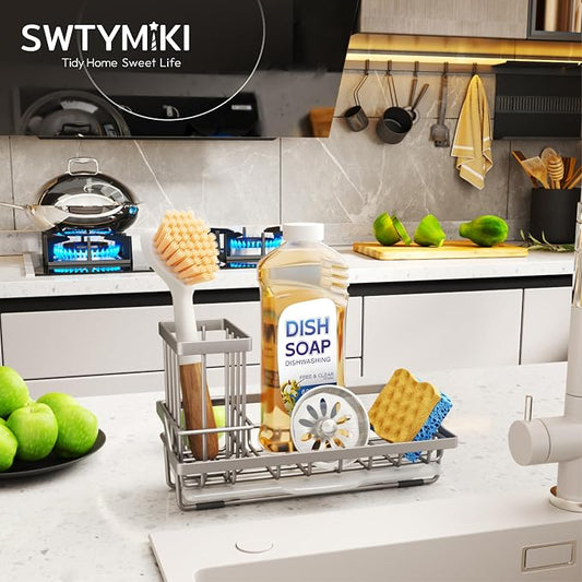 SWTYMIKI Sink Caddy Sponge Holder - Image 2