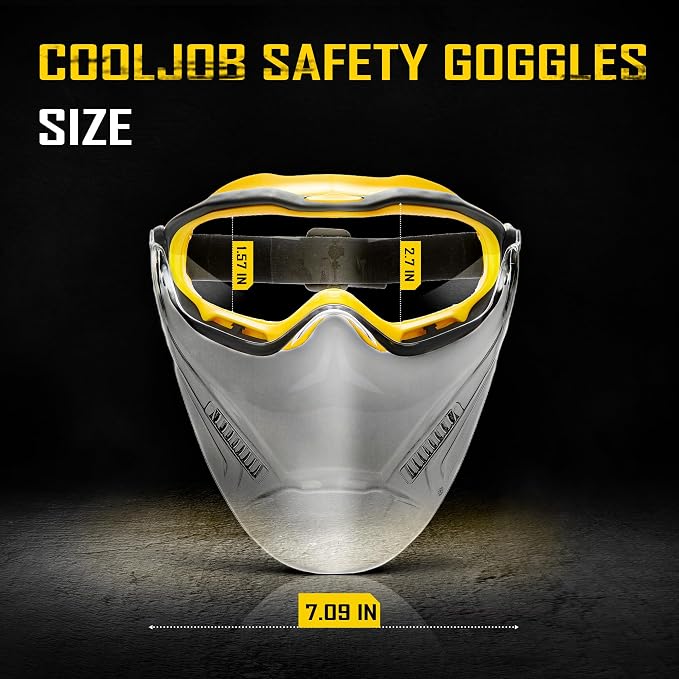 COOLJOB Safety Goggles Over Glasses - Image 6