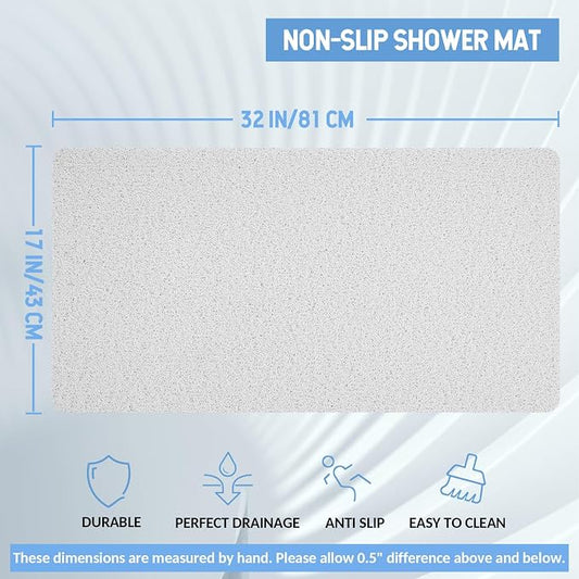 Non-Slip Bathtub Mat, Anti Slip Shower Mat, Fast Drying Bathtub Mats, Foot - Image 2