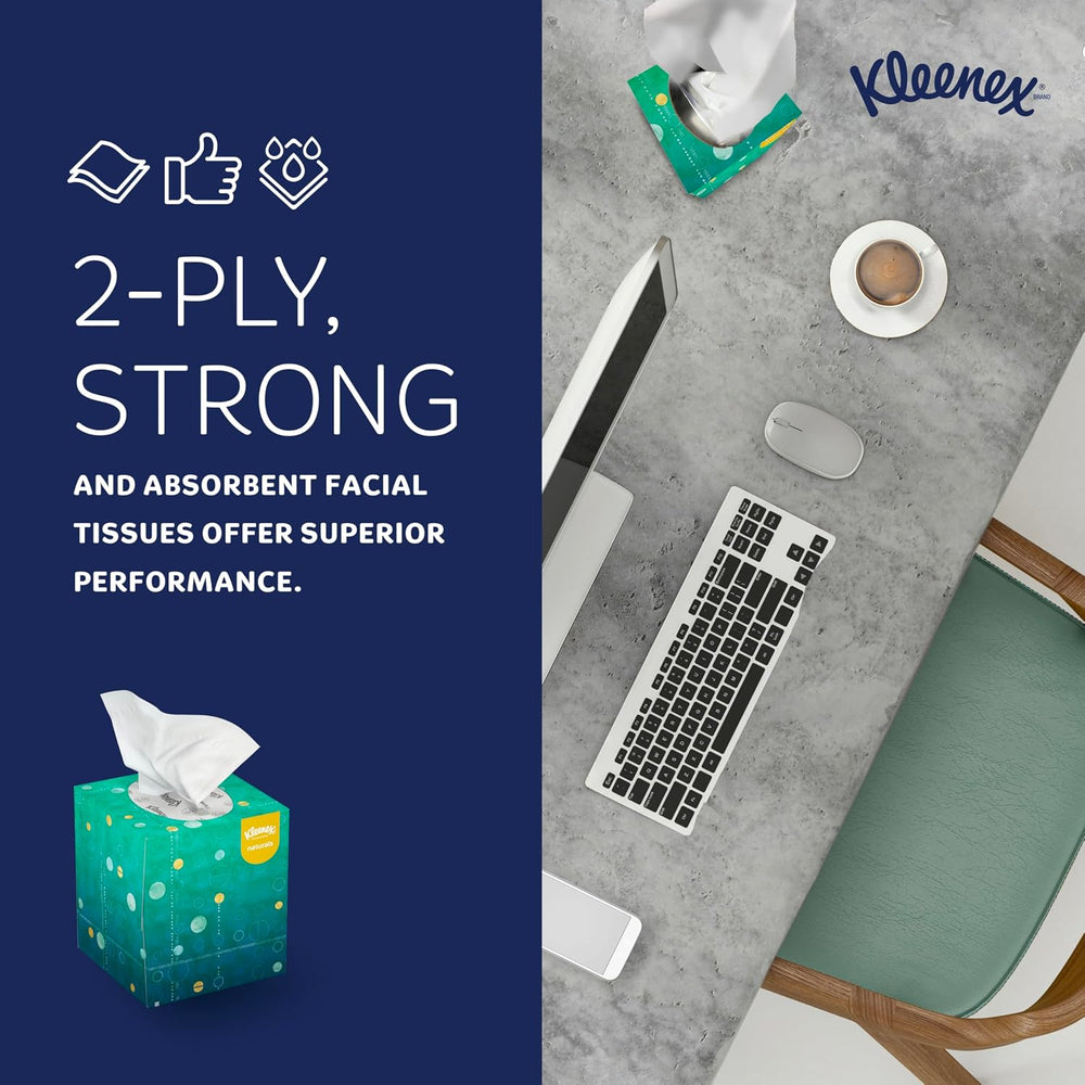 Kleenex Professional Naturals Facial Tissue, Bulk, 36 x 90 Tissues (56027)