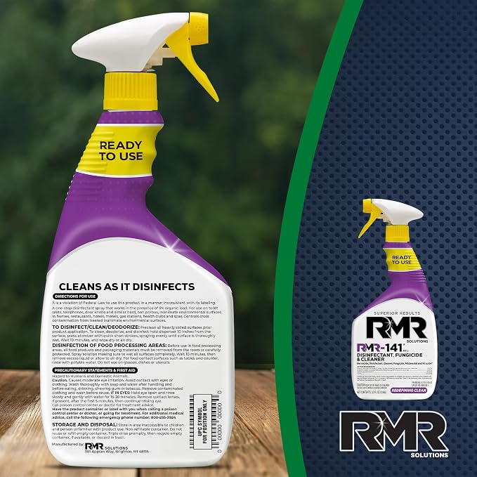 RMR-141 EPA Registered Mold and Mildew Killer, Eliminates Odors, Removes Mold - Image 9