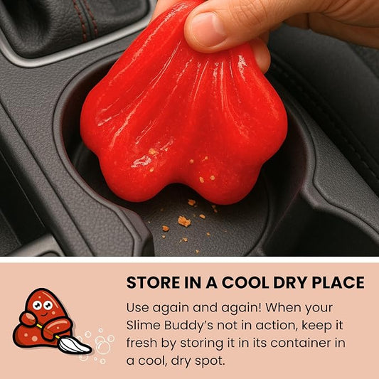 Slime Buddies Car Cleaning Gel Putty - Image 2