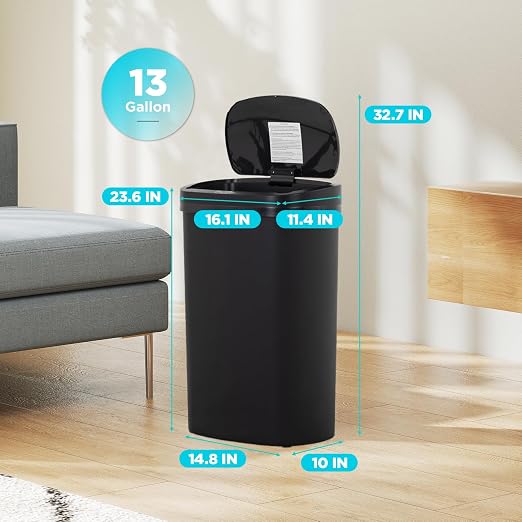 Automatic Motion Sensor Bathroom Trash Can - Image 7