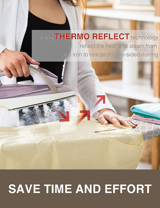 Extra Thick Ironing Board Cover and Pad, Resist Scorching and Staining - Image 2