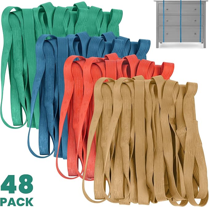 kitchentoolz 48 Pack Mover Bands – Extra Large Rubber Bands - Image 9