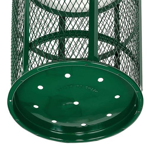 Global Industrial Outdoor Metal Trash Container, 48 Gallon - Image 9