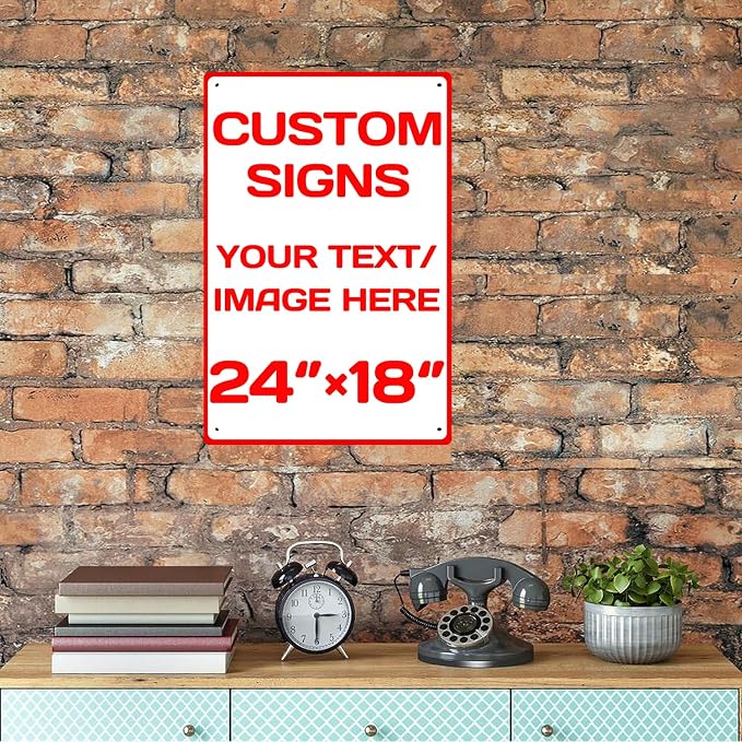 Personalized signs, Aluminum Weatherproof Metal Sign, Optional reflective - Image 6