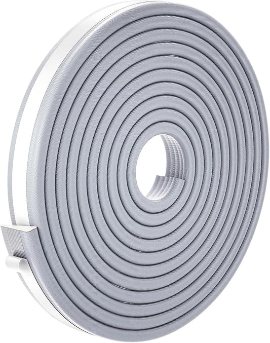 QDiShi 196" Wedge-Shape Weather Stripping Door Seal Weatherproof Foam Seals - Image 2