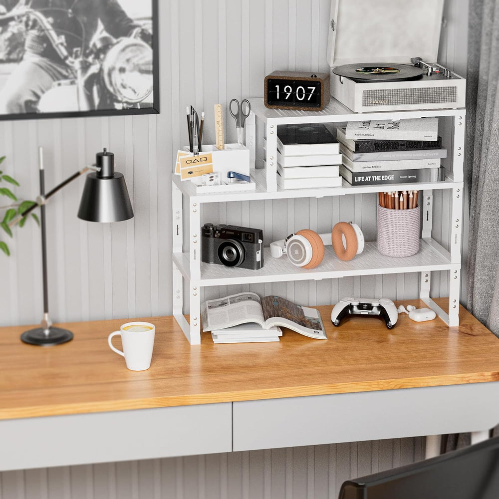 Expandable Spice Rack,Stackable Storage for Cabinet, Multi-Functional Kitchen...
