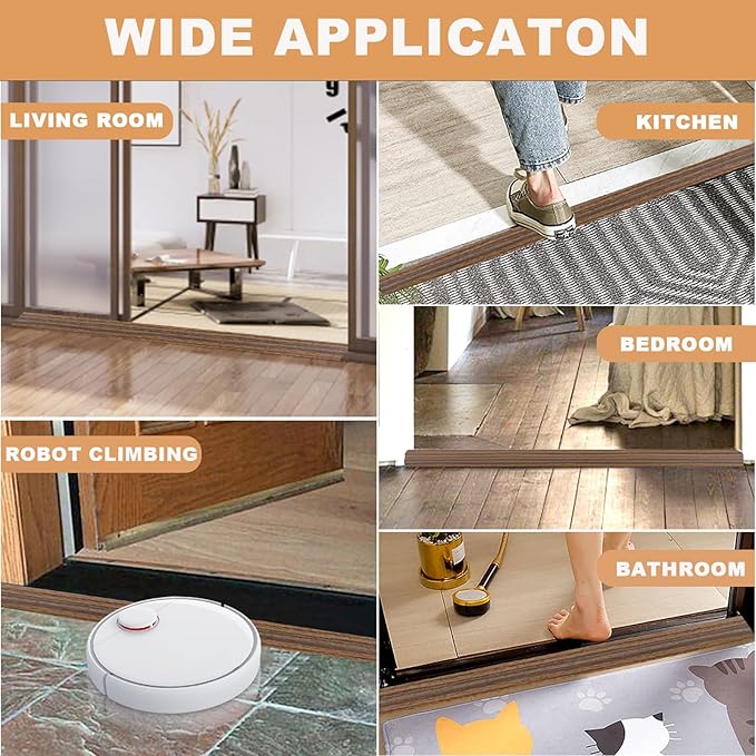 Vinyl Door Threshold Flooring Transition Strip Self Adhesive Carpet Edging Strip - Image 6
