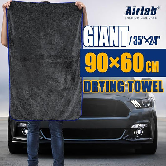 Airlab Microfiber Towels for Cars Wash Drying Extra Large Super Absorbent - Image 2