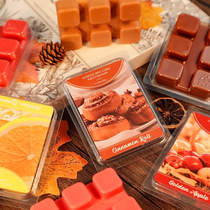SCENTORINI Wax Melts, Fall Wax Melts, Cinnamon Roll Scent, - Image 7
