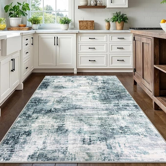 IOHOUZE Modern Abstract Area Rugs 5x7 Ft Washable Rugs - Image 2