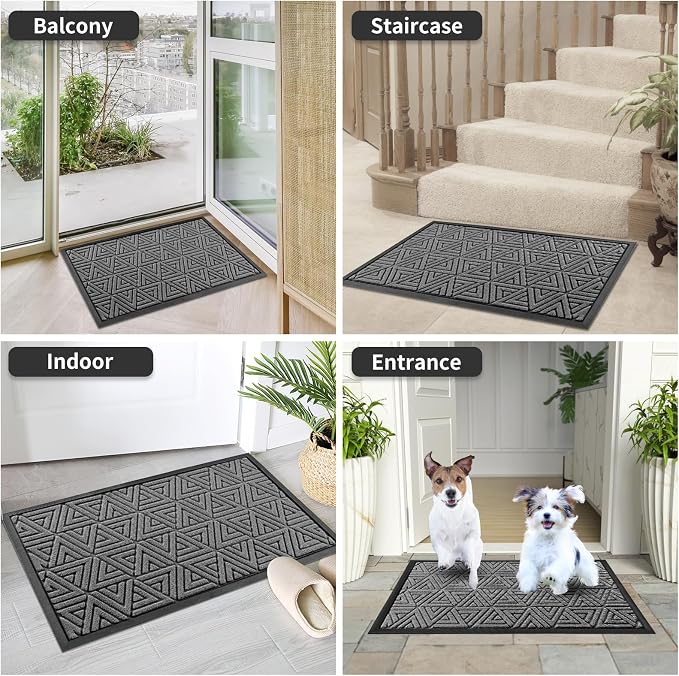 Yimobra Outdoor Mats for Front Door 29.5x17, All-Weather Waterproof Non-Slip - Image 9