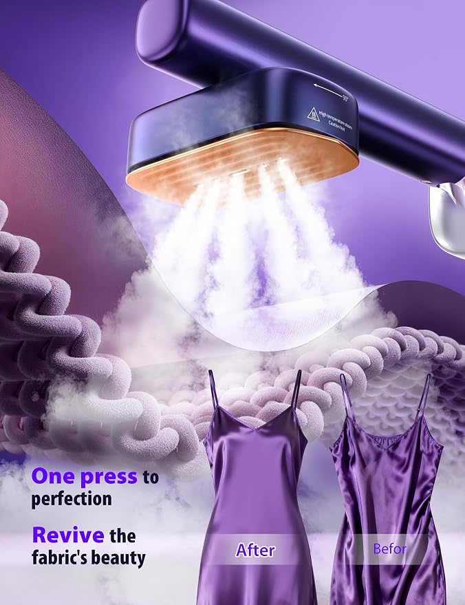 Sundu Steamer for Clothes, 15s Fast Heat-up Handheld Garment Steamer, 35mins - Image 9