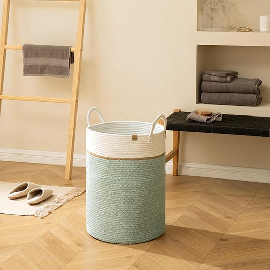 LA JOLIE MUSE Woven Basket Rope Storage Baskets - Image 2