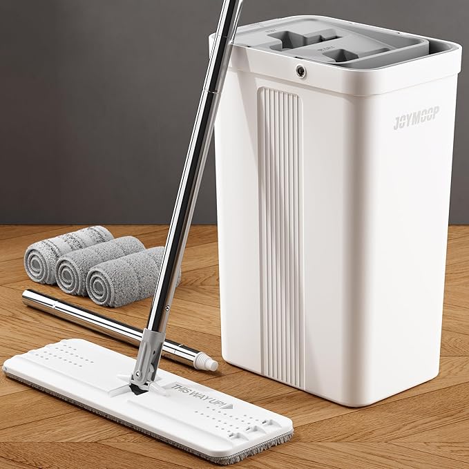 JOYMOOP Mop and Bucket with Wringer Set, Wet Dry Wall Cleaner with Long Handle - Image 8