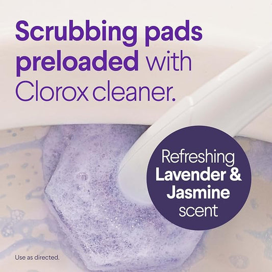 CLOROX Scentiva ToiletWand Toilet Cleaner Refills, Toilet brush, Lavender and - Image 2