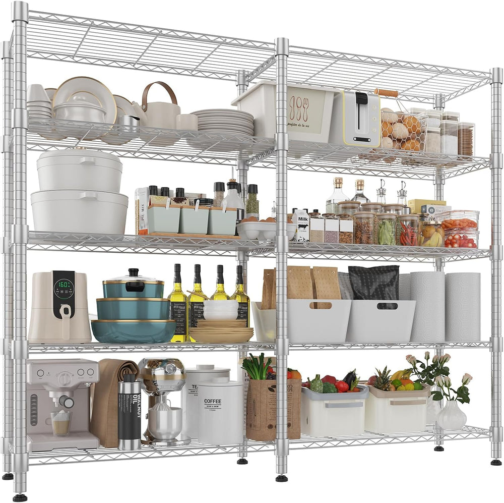 Himimi Storage Shelves-5 Tier Heavy Duty Wire Shelving Unit