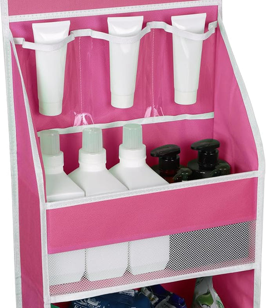 Univivi 6-Shelf Over Door Hanging Organizer Fabric Baby Door Storage - Image 2