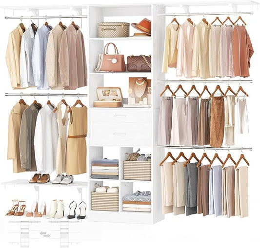 Closet System - 4.75-8FT Closet Organizer System - Image 2