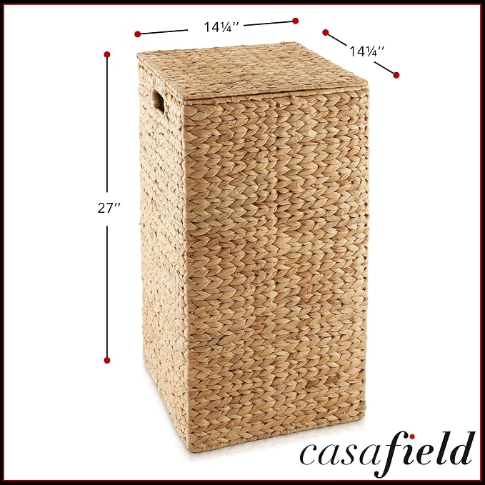 Casafield Laundry Hamper with Lid and Removable Liner Bag - Image 7
