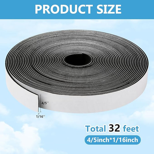Weather Stripping Door Seal Strip, Strong Adhesive, Lightproof, Soundproof - Image 2