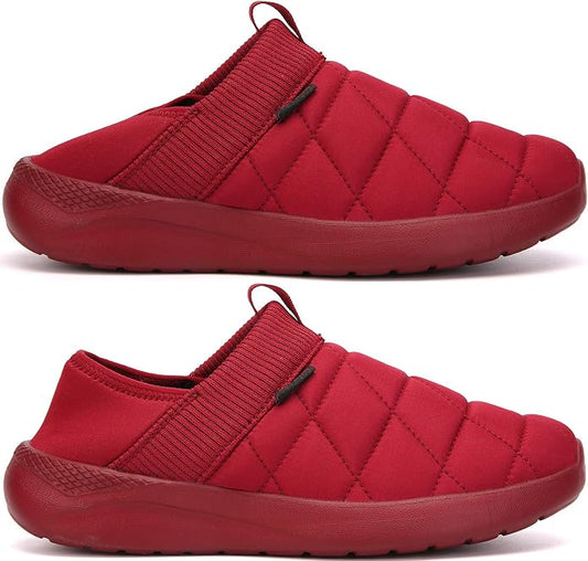 KUBUA Slippers for Men and Womens Indoor House Shoes Plush Slip on Outdoor - Image 2
