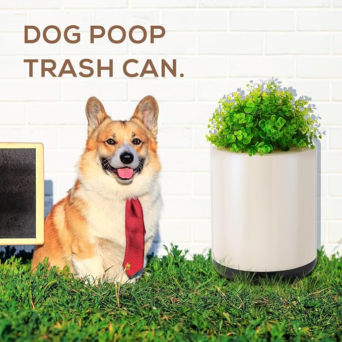 Dog Poop Trash Can Outside 13 L/ 3. 4 Gal Dog Waste Trash Can - Image 7