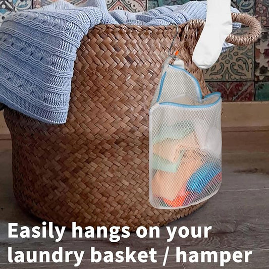 5Pcs Hanging Laundry Bags for Socks - Image 2