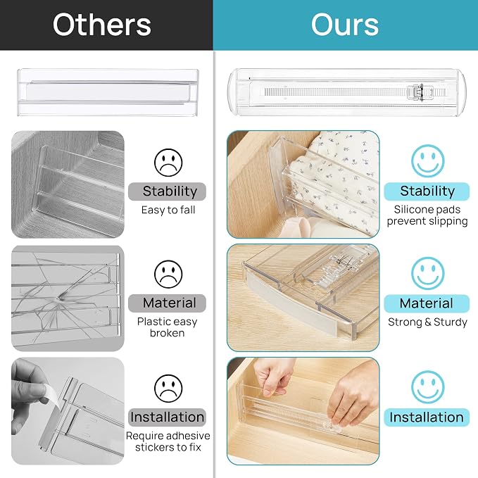 Vtopmart 12 Pack Drawer Dividers - Image 7