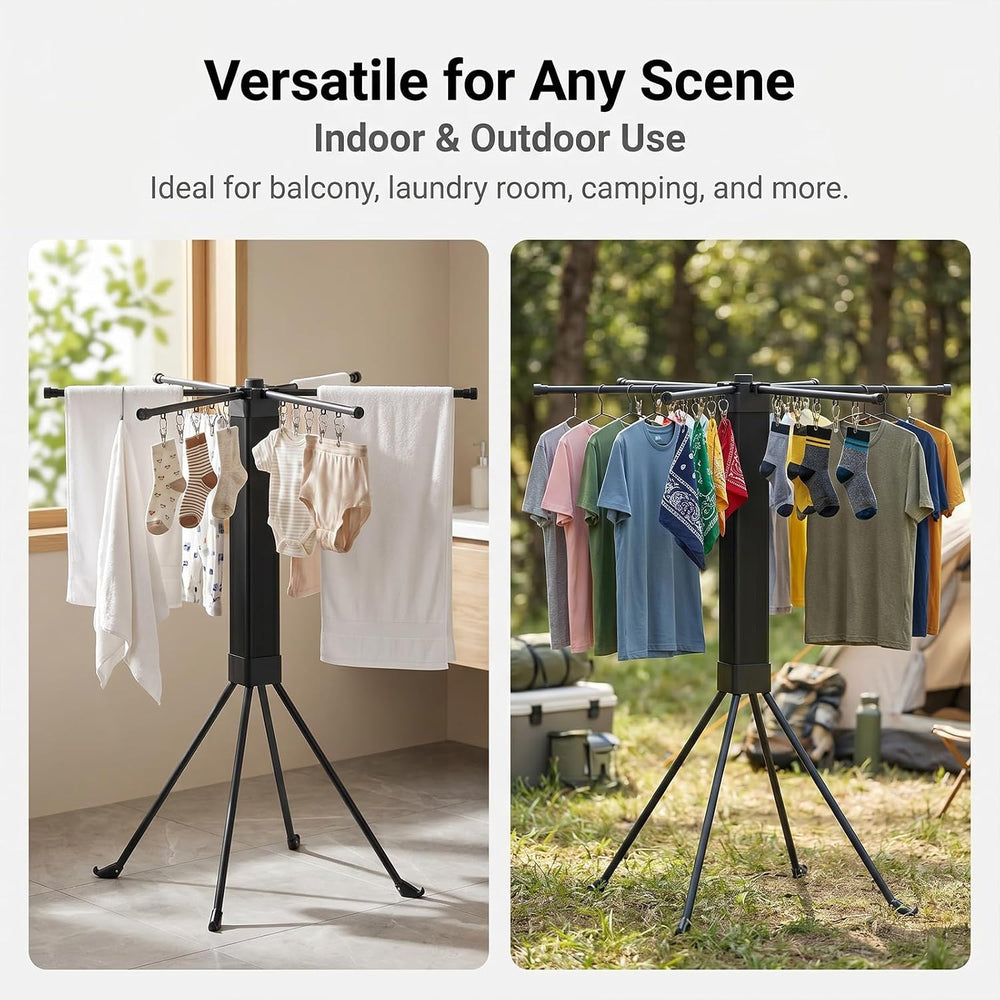 Laundry Drying Rack Collapsible, Foldable Clothes Drying Rack