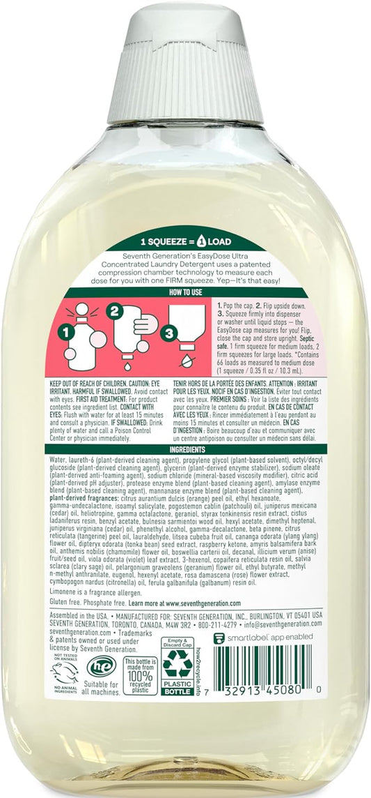 Seventh Generation EasyDose Laundry Detergent, Ultra Concentrated: 66 Loads - Image 2