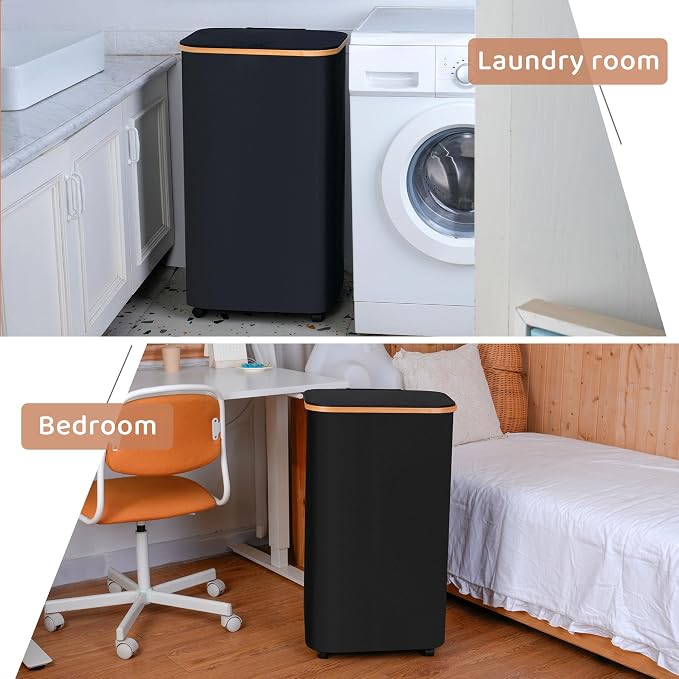 Laundry Basket with Wheels, 100L Hampers - Image 6