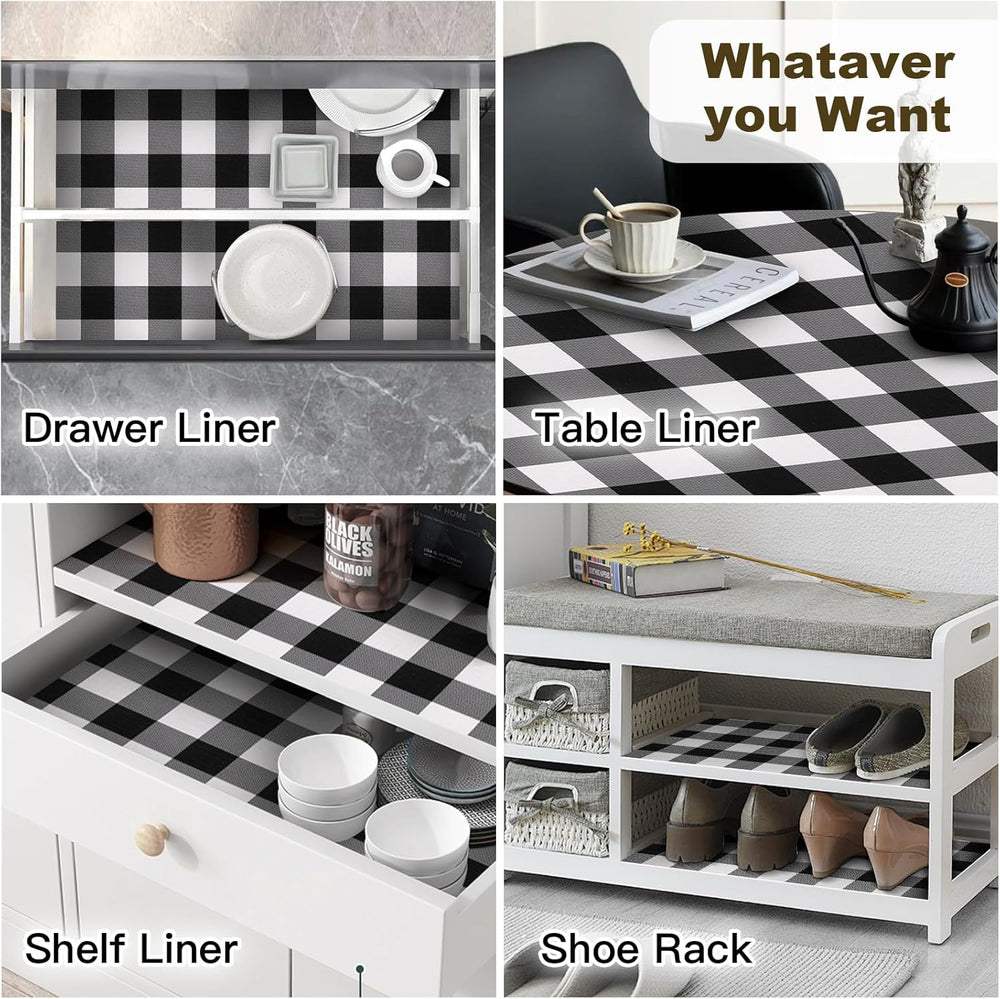 Shelf Drawer Liners for Kitchen Cabinet Non-Adhesive 17.5In x 20FT
