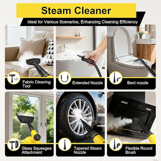 Handheld Steam Cleaner for Home, Powerful Pressurized Steam Cleaner Natural - Image 2