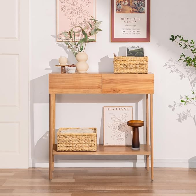 StorageWorks Wicker Storage Baskets, Large and Small Baskets, Handwoven Water - Image 8