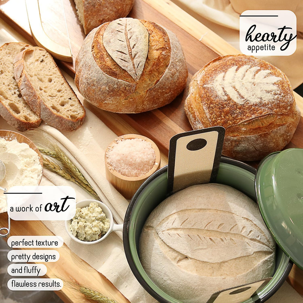 CraftZee All-Inclusive ๐ฃ๐ฅ๐๐ ๐๐จ๐ Sourdough Starter Kit with Pot, 34 Oz Starter ...