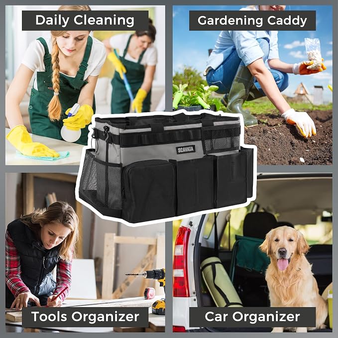 Wearable Cleaning Caddy Bag, Cleaning Caddy Supplies Organizer - Image 7
