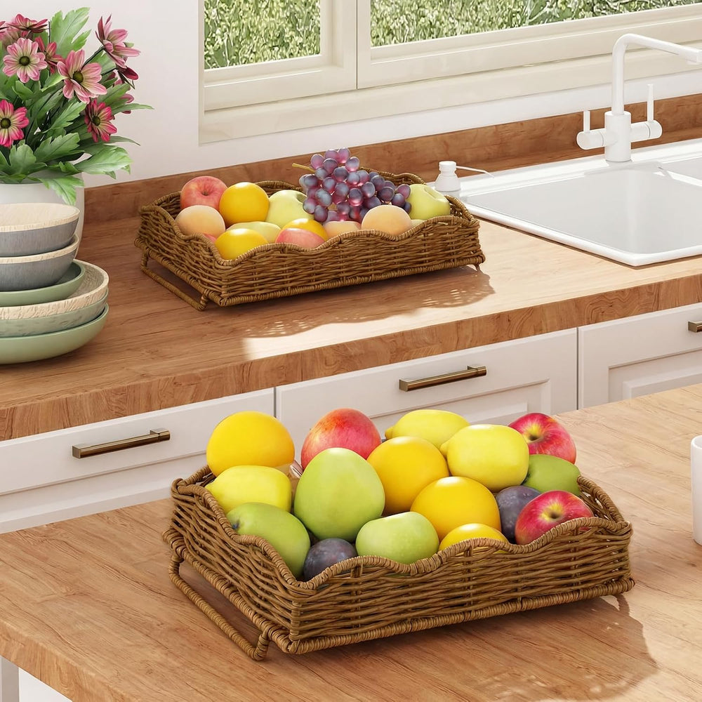Geelin 2 Tier Stackable Cabinet Organizer Shelves for Kitchen Counter