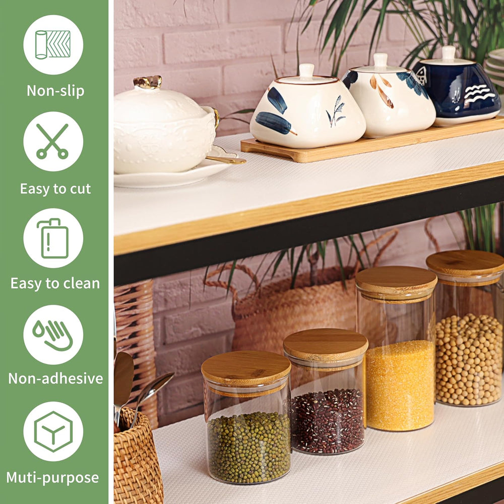 Shelf Liners 27 inch x 20 ft Shelf Liners for Kitchen cabinets nonstick Shelf...