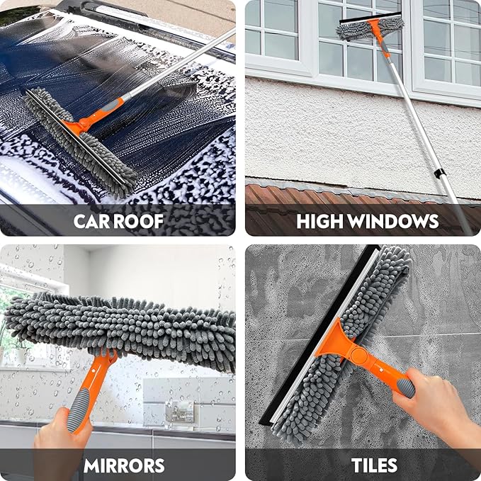 5-12ft Squeegee & 20Ft Reach Window Washer - Image 7